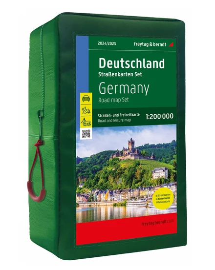 Cartographia Németország, 10 darabos térképszett - Freytag 9783707922097