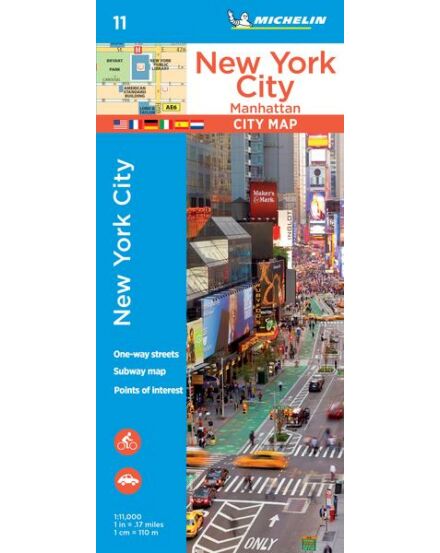 Cartographia New York City: Manhattan térkép - Michelin 9011 9782067228870