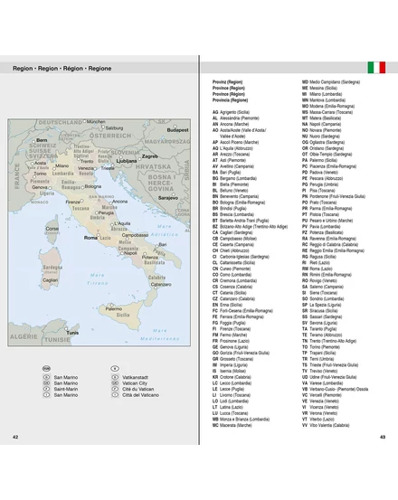 Cartographia-Olaszország térkép-ADAC-9783826422911