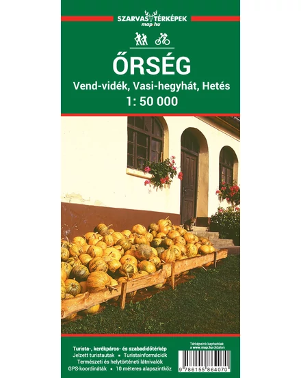 Cartographia Őrség, Vend-vidék, Vasi-hegyhát turistatérkép 9789639549814