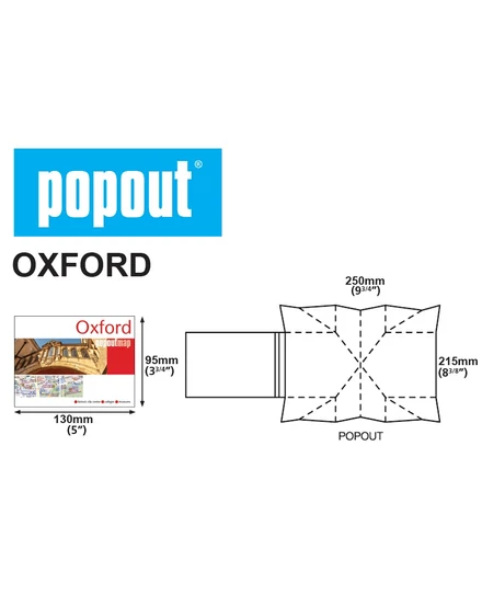Cartographia Oxford PopOut várostérkép 9781914515460
