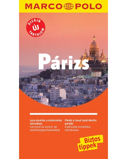 Cartographia Párizs útikönyv Marco Polo 9789631366181