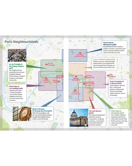 Cartographia Párizs Pocket útikönyv Lonely Planet (angol) 9781838691974