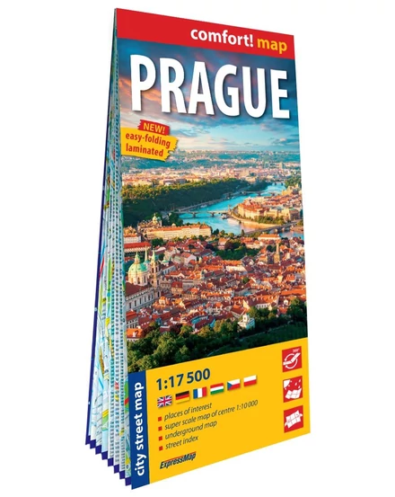 Cartographia Prága Comfort térkép - Expressmap-9788381901529