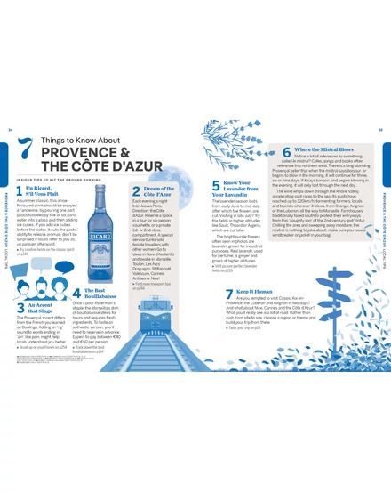Cartographia Provence, Cote d'Azur Experience képes útikönyv Lonely Planet-9781838696115