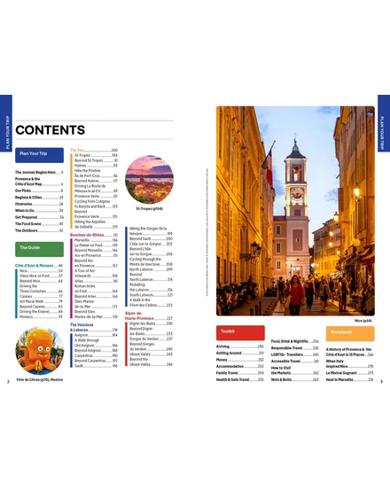 Provence & Cote d'Azur útikönyv Lonely Planet (angol)
