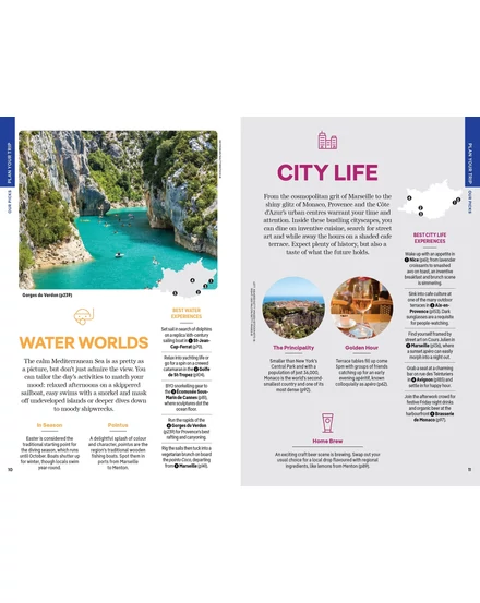 Provence & Cote d'Azur útikönyv Lonely Planet (angol)