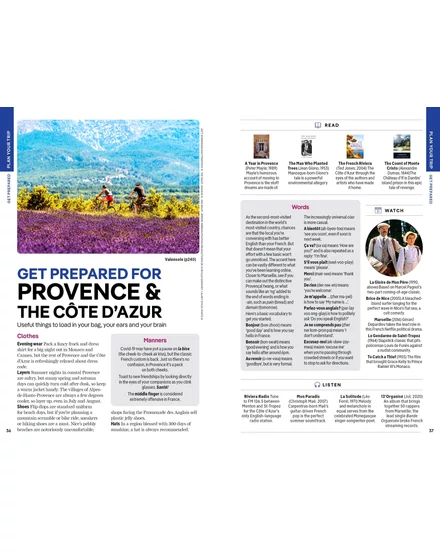 Provence & Cote d'Azur útikönyv Lonely Planet (angol)