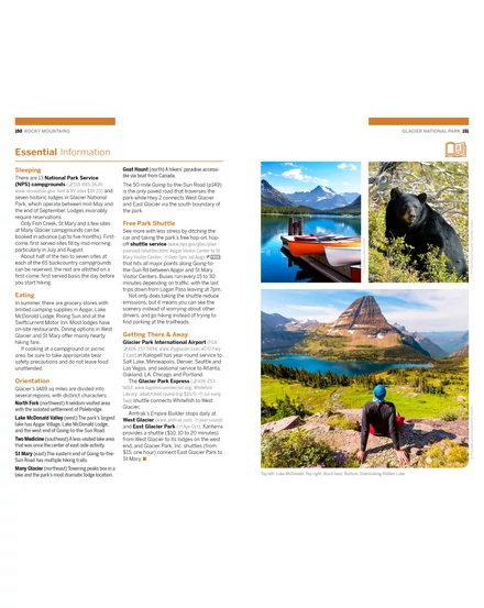 Cartographia-Sziklás-hegység és Csendes-Óceán ÉNY-i rész nemzeti parkjai útikönyv - Lonely Planet (angol)-9781838696085