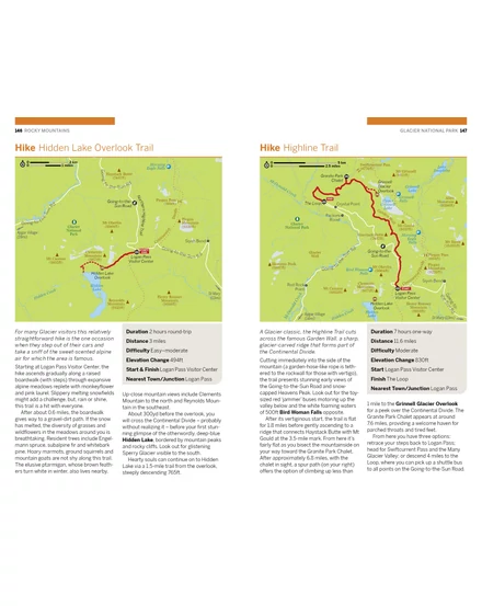 Cartographia-Sziklás-hegység és Csendes-Óceán ÉNY-i rész nemzeti parkjai útikönyv - Lonely Planet (angol)-9781838696085