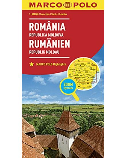 Cartographia Románia, Moldova térkép 9783829738408