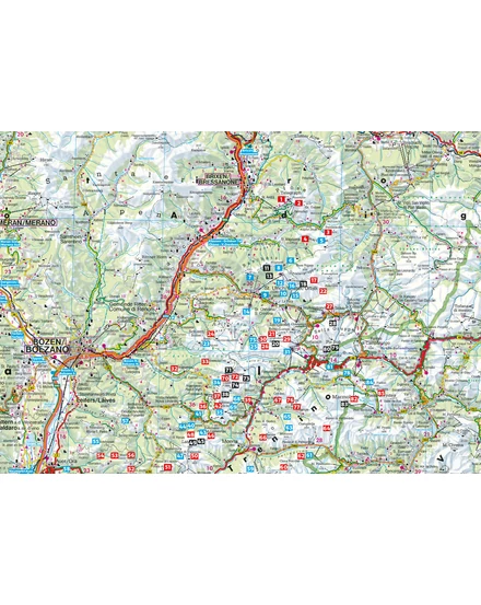 Cartographia  Rother túrakalauz Nyugati-Dolomitok  9789639458635