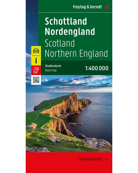 Cartographia Skócia - Észak-Anglia autótérkép - Freytag -9783707924060