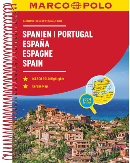 Cartographia Spanyolország és Portugália atlasz- Marco Polo-9783575016188