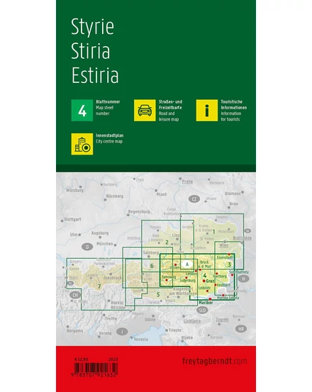 Cartographia-Stájerország autótérkép - Freytag-9783707921632