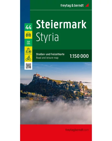 Cartographia Stájerország térkép kerékpárutakkal - Freytag-9783707921625