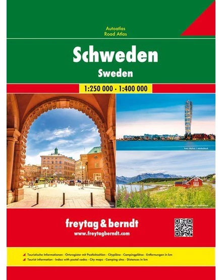 Cartographia Svédország autóatlasz - Freytag - 9783707917451