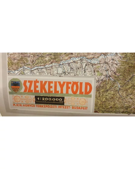 Székelyföld íves térkép (Székelyek összetartozásának térképe)