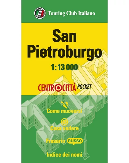 Cartographia Szentpétervár várostérkép mini 1:13 000 - TCI 9788836573370