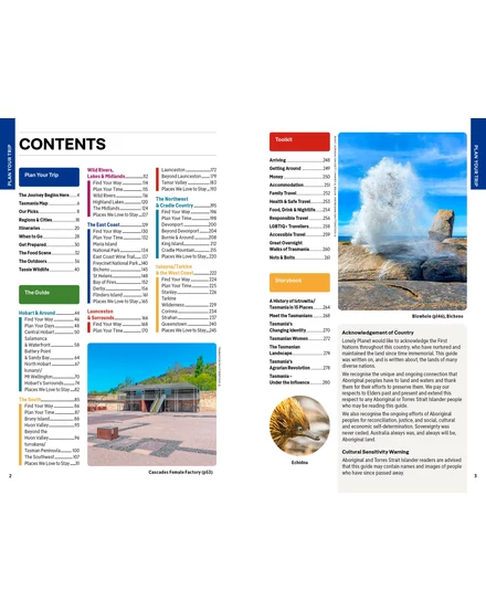 Tasmánia útikönyv Lonely Planet (angol)