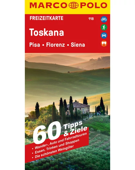 Cartographia-Toszkána szabadidőtérkép - Marco Polo-9783575016171