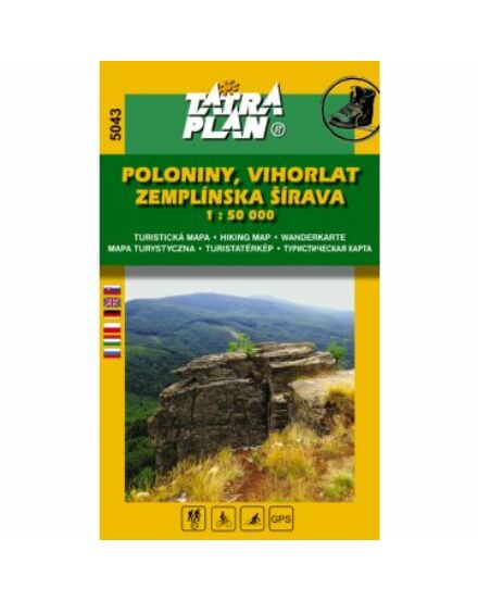 Cartographia TP5043 Poloninyák Nemzeti Park, Vihorlát-hegység, Széles-tó turistatérkép 1:50 000 - TatraPlan 9788089904037
