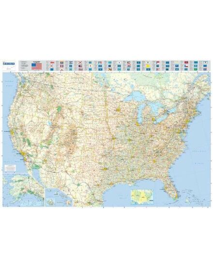 Cartographia USA falitérkép  Michelin 9782061009970