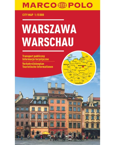 Cartographia Varsó várostérkép 9783829730884
