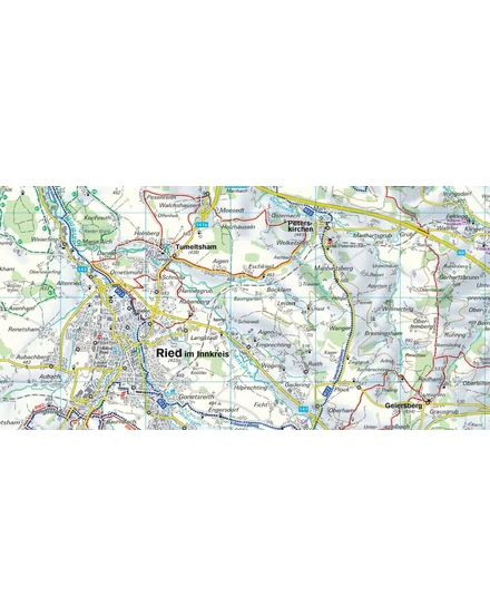 Cartographia  - WK 054 Traunradweg/Wels und Umgebung/Bad Hall/Hausruck turistatérkép 