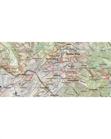 Cartographia  - WK 0081 Pyhrn-Priel-Eisenwurzen-Grünau-Almtal-Steyrtal-Sengengebirge turistatérkép