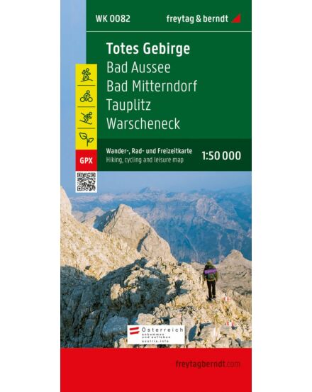 Cartographia WK 0082 Bad Aussee-Totes Gebirge-Bad Mitterndorf-Tauplitz turistatérkép - Freytag 9783707919394