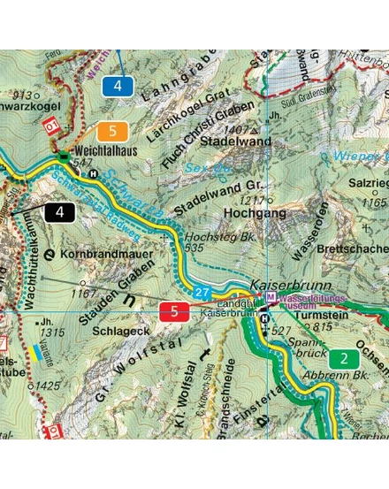 Cartographia  - WK022  Rax, Schneeberg (Outdoor Pocket) turistatérkép 