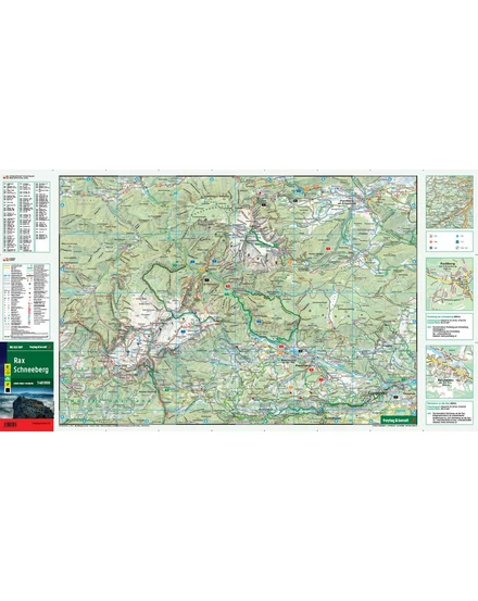 Cartographia  - WK022  Rax, Schneeberg (Outdoor Pocket) turistatérkép 