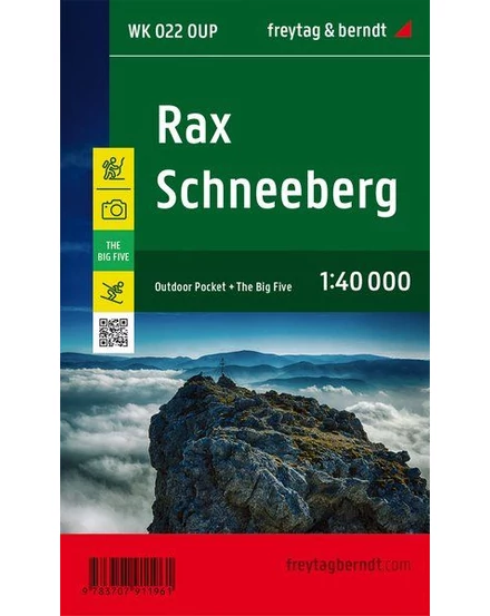 Cartographia WK022  Rax, Schneeberg (Outdoor Pocket) turistatérkép  - Freytag 9783707911961