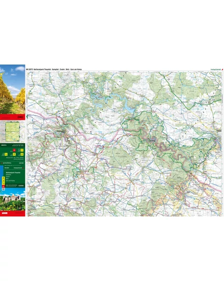 Cartographia  - WK073 NP Thayatal Kamptal Znaim Retz Gars am Kamp  turistatérkép