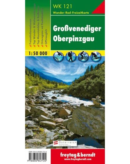 Cartographia WK121 Grossvenediger-Oberpinzgau turistatérkép - Freytag 