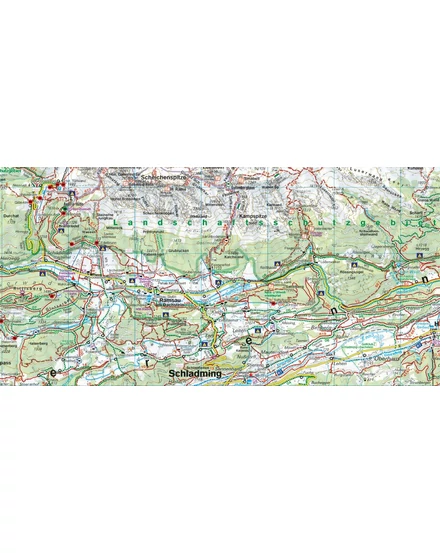 Cartographia  - WK201 Schladminger Tauern- Radstadt- Dachstein turistatérkép