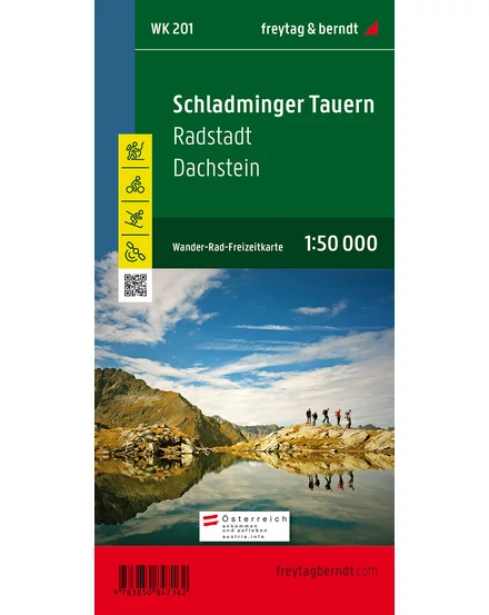 Cartographia WK201 Schladminger Tauern- Radstadt- Dachstein turistatérkép - Freytag 9783850847162