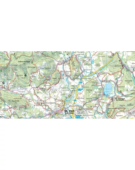 Cartographia  - WK 231 Közép-Karintia/Gurktal-Alpok/Friesach/St. Veit turistatérkép 