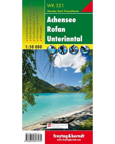 Cartographia WK 321 Achensee-Rofan-Unterinntal turistatérkép - Freytag 9783850847575