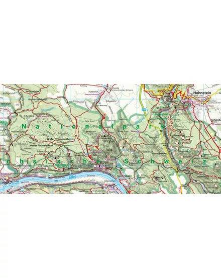 WKD 2401 Szász-Svájc természetvédelmi terület turistatérkép - 9783707918830