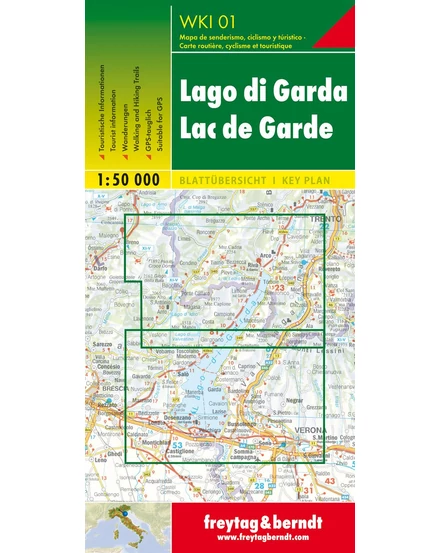 Cartographia - WKI 01 Garda-tó turistatérkép 