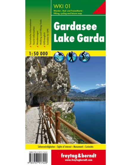 Cartographia WKI 01 Garda-tó turistatérkép - Freytag 9783707917420