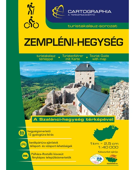 Cartographia Zempléni-hegység turistakalauz 9789633531419