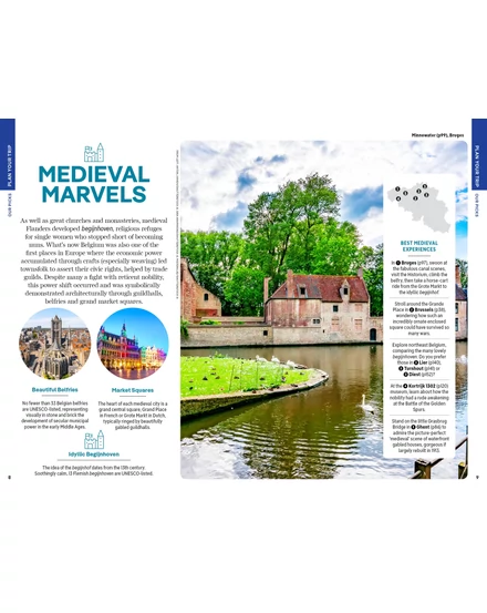 Belgium, Luxemburg útikönyv Lonely Planet (angol)