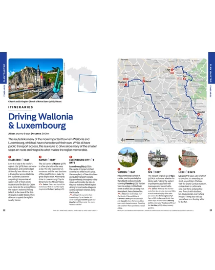 Belgium, Luxemburg útikönyv Lonely Planet (angol)