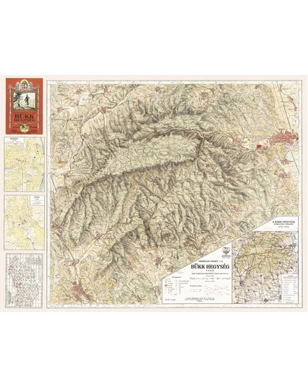 Cartographia Bükk térkép (1933) - HM 9632567595005