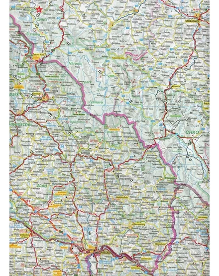 Cartographia Csehország térkép 9783829738460