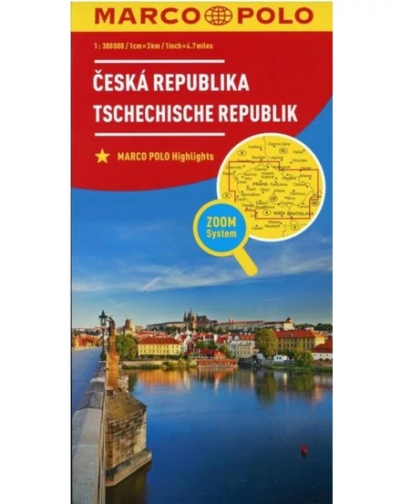 Cartographia Csehország térkép 9783829738460