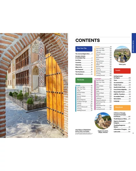 Grúzia, Örményország és Azerbajdzsán útikönyv Lonely Planet (angol)